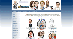 Desktop Screenshot of mycaricature.com